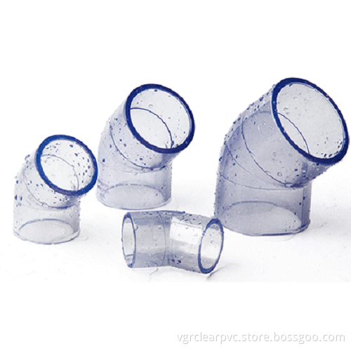 Clear PVC 45° Elbow